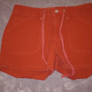 UNIONBAY Women's Red Cargo Shorts